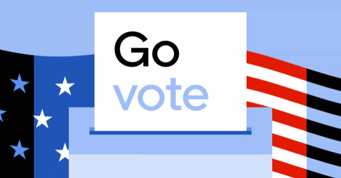 screenshot of Uber email marketing with headline that says go vote and American flag in background - cause marketing example