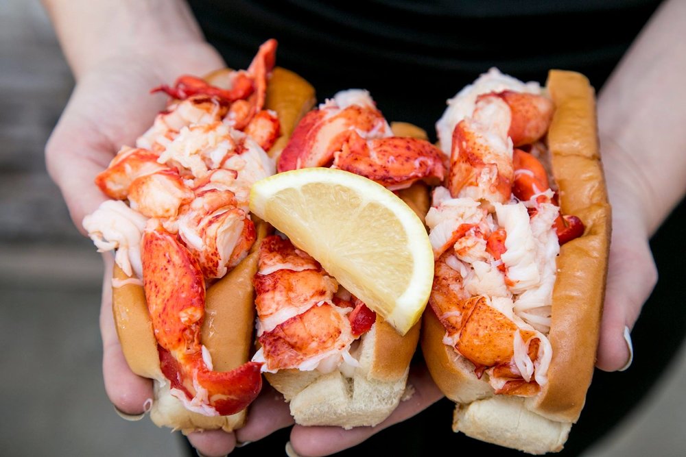 lobster sandwiches from Cousins Lobster Shack, a Shark Tank entrepreneur success story who pivoted their sales with a coronavirus marketing strategy in 2020