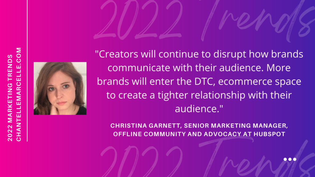 christina garnett, hubspot marketing - offline community and advocacy