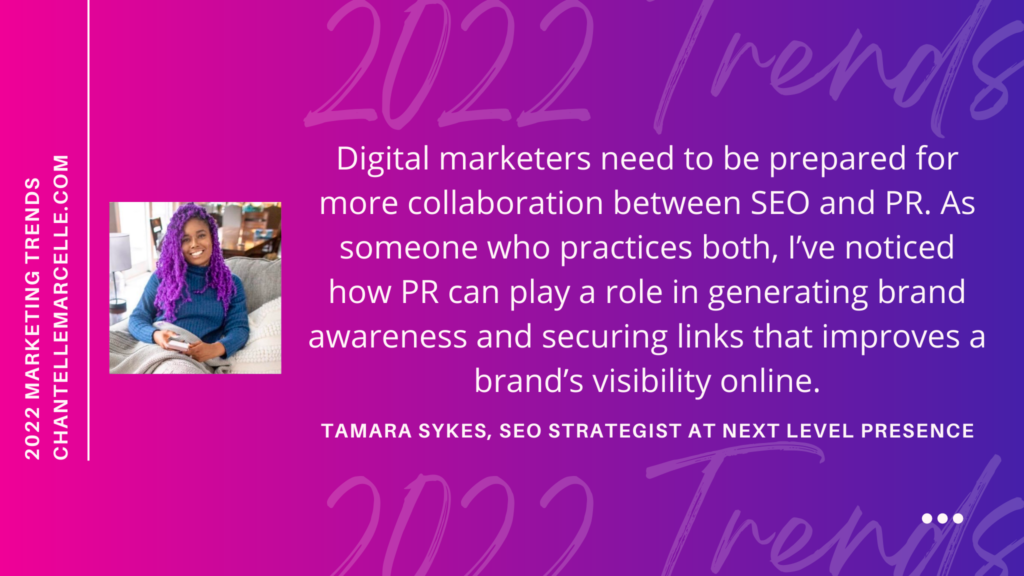 tamara sykes, seo strategist at next level presence